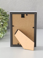 Фоторамка для фото 10×15 см Oframe, пластик, серебряный, (пластиковый экран) - Фото 4