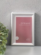 Фоторамка для фото 10×15 см Oframe, пластик, серебряный, (пластиковый экран) - фото 68977767