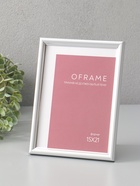 Фоторамка для фото 15×21 см Oframe, пластик, серебряный, (пластиковый экран) - Фото 2