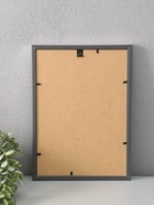 Фоторамка для фото 21×29.7 см (А4) Oframe, пластик, серебряный, (пластиковый экран) - Фото 3