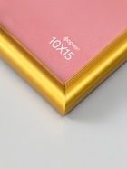 Фоторамка для фото 10×15 см Oframe, пластик, золотой, (пластиковый экран) - фото 68977783