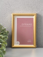 Фоторамка для фото 10×15 см Oframe, пластик, золотой, (пластиковый экран) - фото 68977785