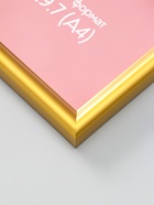 Фоторамка для фото 21×29.7 см (А4) Oframe, пластик, золотой, (пластиковый экран) - фото 68977792