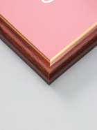 Фоторамка для фото 30×40 см Oframe, пластик, бук с золотом, (пластиковый экран) - Фото 2