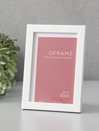 Фоторамка для фото 10×15 см Oframe, пластик, белый, (пластиковый экран) - Фото 2