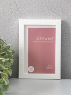 Фоторамка для фото 10×15 см Oframe, пластик, белый, (пластиковый экран) - Фото 5