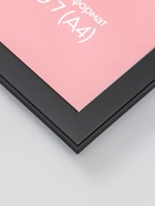 Фоторамка для фото 21×29.7 см (А4) Oframe, пластик, чёрный, (пластиковый экран) - Фото 2