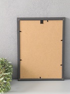 Фоторамка для фото 21×29.7 см (А4) Oframe, пластик, чёрный, (пластиковый экран) - фото 68977847