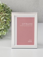 Фоторамка для фото 10×15 см Oframe, пластик, серебро, (пластиковый экран) - Фото 1