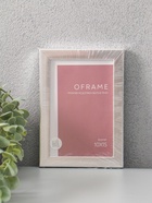 Фоторамка для фото 10×15 см Oframe, пластик, серебро, (пластиковый экран) - Фото 5