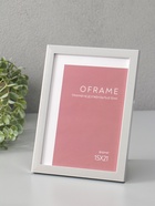 Фоторамка для фото 15×21 см Oframe, пластик, серебро, (пластиковый экран) - Фото 2