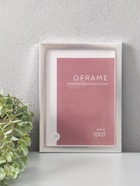 Фоторамка для фото 15×21 см Oframe, пластик, серебро, (пластиковый экран) - фото 68977862