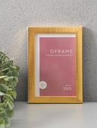 Фоторамка для фото 10×15 см Oframe, пластик, золото, (пластиковый экран) - Фото 5