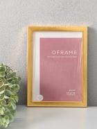 Фоторамка для фото 15×21 см Oframe, пластик, золото, (пластиковый экран) - фото 68977880