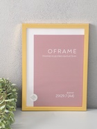 Фоторамка для фото 21×29.7 см (А4) Oframe, пластик, золото, (пластиковый экран) - Фото 4