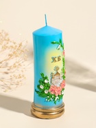 Свеча декоративная «Пасхальный столбик», 6×15.5 см, 250 г - фото 68977890