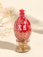 Свеча декоративная «Пасхальное яйцо с орнаментом», 5.5×12 см, 105 г - Фото 6