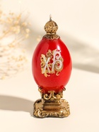 Свеча декоративная «Пасхальное яйцо на подставке», 5×11 см, 97 г - фото 68977925