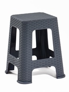 Табурет "Ротанг" h45 см (серый) - фото 68977961