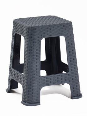 Табурет "Ротанг" h45 см (серый)