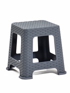 Табурет "Ротанг" h33 см (серый) - фото 68977971