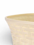 Кашпо для цветов «Ротанг», 6.9 л, 25.6×25.6×18.8 см, пластиковое, с поддоном, бежевое - Фото 3