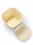 Кашпо для цветов «Ротанг», 9.1 л, 27.5×27.5×20.5 см, пластиковое, с поддоном, бежевое - Фото 5