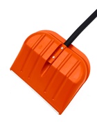 Лопата 410 х 360 мм, пластик, металлический черенок, оцинкованная планка Вьюга №4 Премиум - фото 68978013