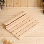 УЦЕНКА Коврик- сидушка для бани из липы, 41×35 см ЭКОНОМ - Фото 2