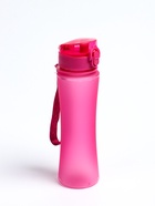 УЦЕНКА Бутылка для воды, 600 мл, с поильником, розовая - Фото 2