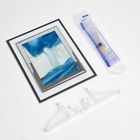 УЦЕНКА Песочные часы - картина «Майя», 18 х 13 см, антистресс, песок синий 10987279