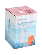 УЦЕНКА Солевая лампа Ergopower ER 502, 220 В, 15 Вт, 3-5 кг 10987281