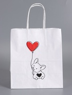 Пакеты подарочные крафт «С Днем Рождения», 22×12×25 см, набор 4 шт. - фото 68978039