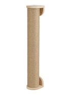 Когтеточка-столбик на стену Rich Breed, 63×10 см, d=9.5 см, джут, бежевая 10980347