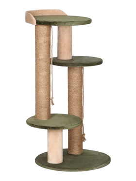 Комплекс для кошек «Вавилон», 60×50×96 см, d=10 см, зелёный 10980352