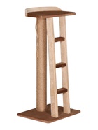 Комплекс для кошек «Лестница», 46×37×96 см, d=10 см, лежанка, коричневый 10980366