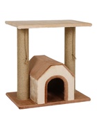 Комплекс для кошек «Рандеву», 62×38×64 с, домик, лежанка, бежевый 10980369
