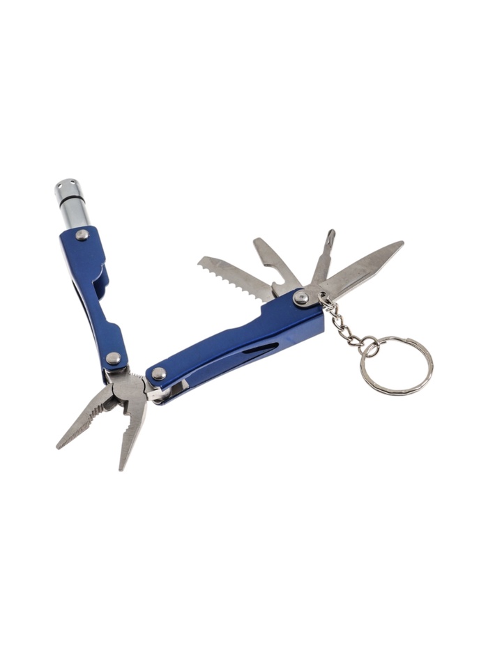 УЦЕНКА Мультитул 6в1 с фонариком, рукоять глянцевая, - Фото 1