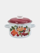 УЦЕНКА Кастрюля цил. 4 л, белосн., Черешня 10987339