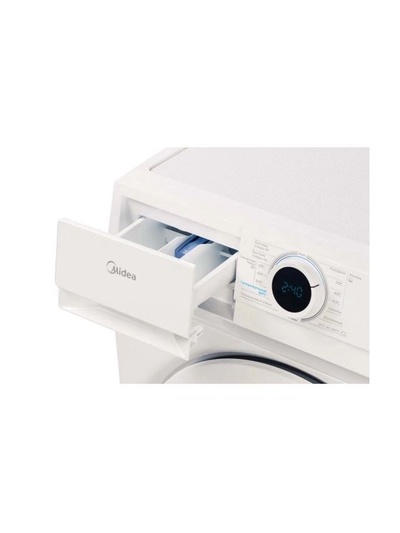 Стиральная машина Midea MF100W60/W, класс А, 1000 об/мин, 6 кг, 15 программ, белая