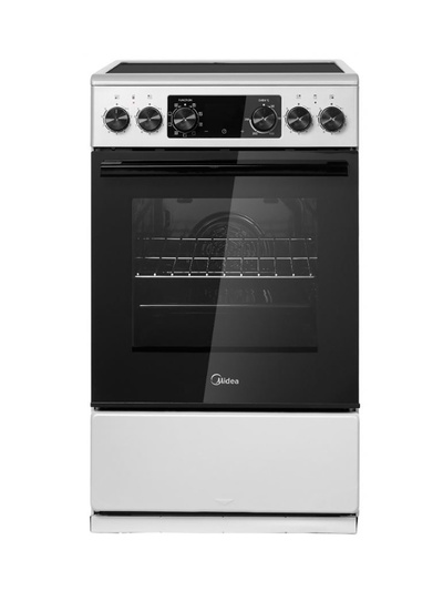 Плита Электрическая Midea MFO-D4E20T9E(SL), 6000 Вт, 59 л, таймер 120 мин, гриль, стеклокерамика