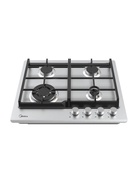 Варочная поверхность Midea MG593TX, газовая, 59 см, 4 конфорки, автоподжиг, газконтроль - фото 809481211