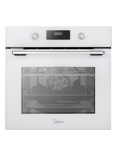 Духовой шкаф Midea MO69103GW, электрический, 3000 Вт, класс А, 11 программ, 70 л, белая