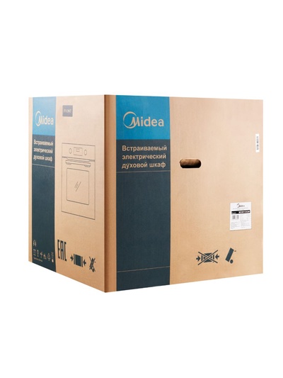 Духовой шкаф Midea MO69103GW, электрический, 3000 Вт, класс А, 11 программ, 70 л, белая