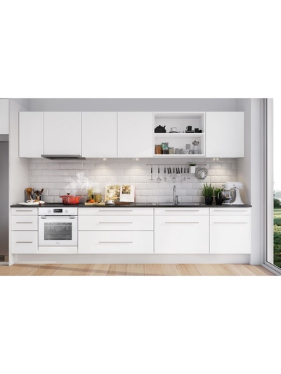Духовой шкаф Midea MO69103GW, электрический, 3000 Вт, класс А, 11 программ, 70 л, белая