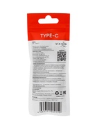 Кабель VIXION PRO VX-17c, USB - Type-C, 2.1 А, 1 м, белый - Фото 6