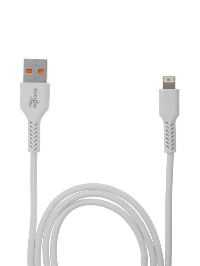 Кабель VIXION PRO VX-17i, USB - Lightning, 2.1 А, 1 м, белый