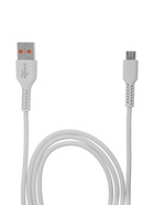 Кабель VIXION PRO VX-17m, USB - micro USB, 2.1 А, 1 м, белый - Фото 3