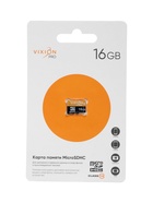 Карта памяти MicroSD VIXION PRO, 16 Гб, класс 10, без адаптера - Фото 1