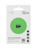 Карта памяти MicroSD VIXION PRO, 32 Гб, класс 10, без адаптера - фото 68978115